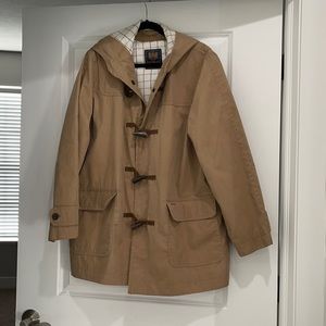 Men’s Gloverall tan rain jacket US SIZE 40